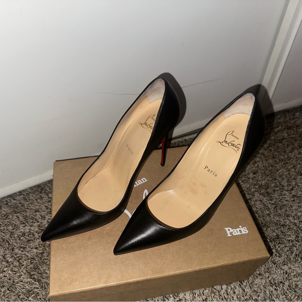 Christian Louboutin Black Patent Leather Heels